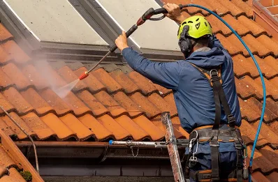Démoussage et hydrofuge de toiture à Mattexey